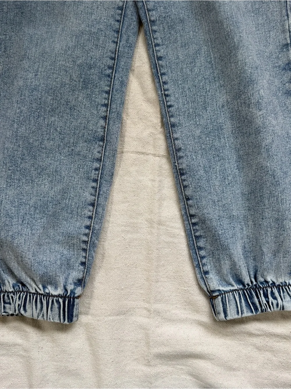 High Rise Cargo Jogger Jeans Acid Wash Balloon Barrel Pants Denim Retro Y2K 80s - Picture 6 of 15